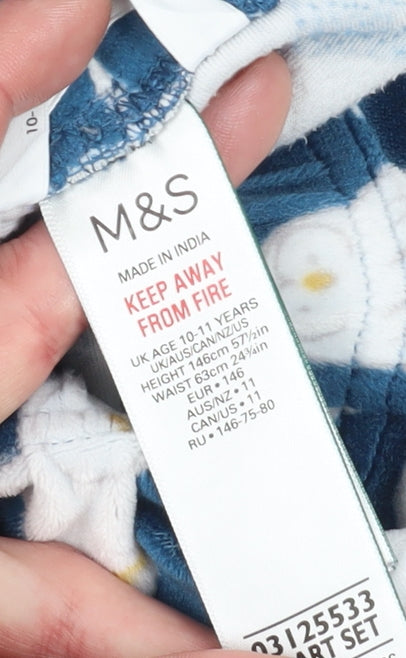 Marks and Spencer Girls Blue Harry Potter Pyjama Set
