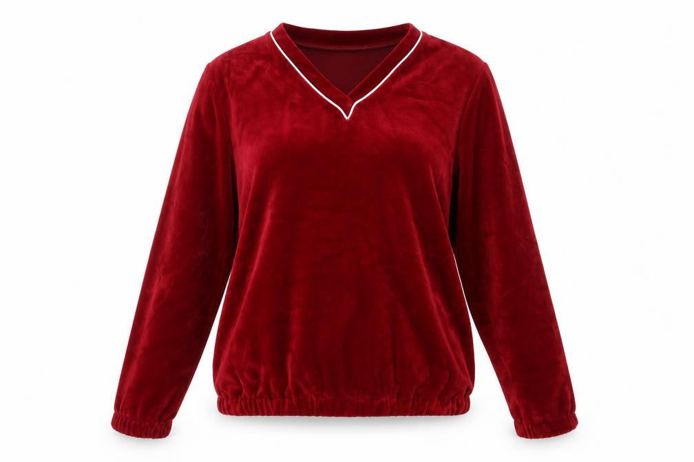 Womens UK Size M BHS Red Pullover Sweatshirt