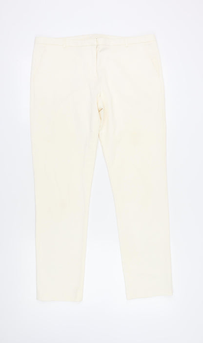 Ossie Clark Women's Beige Trousers Size 18