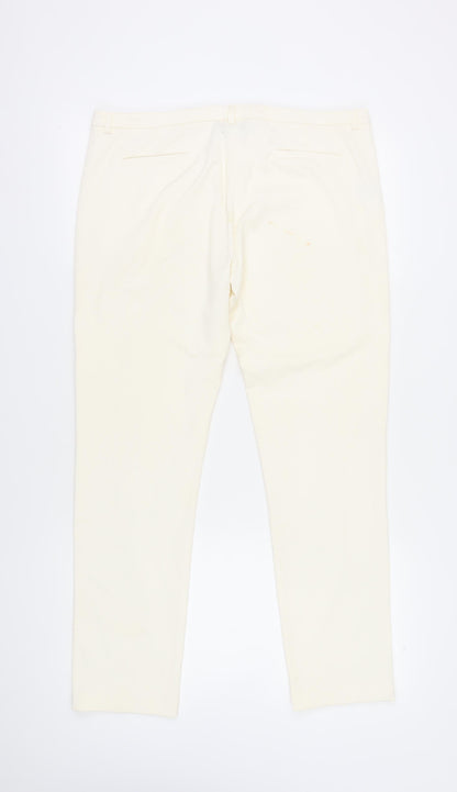 Ossie Clark Women's Beige Trousers Size 18