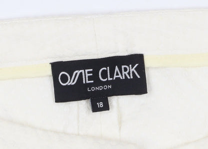 Ossie Clark Women's Beige Trousers Size 18