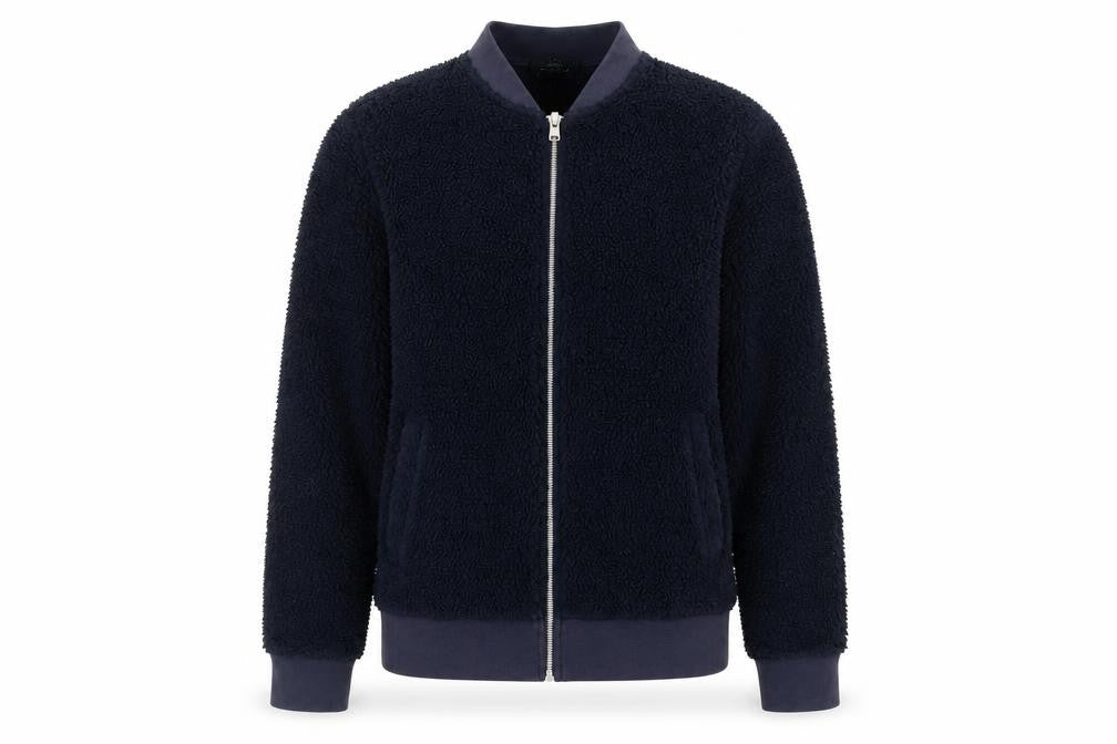 Mens UK Size M Topman Blue Bomber Jacket