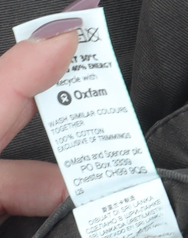 Marks and Spencer Women's Brown Pencil Skirt Size UK 10