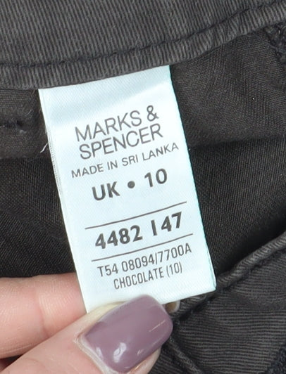 Marks and Spencer Women's Brown Pencil Skirt Size UK 10