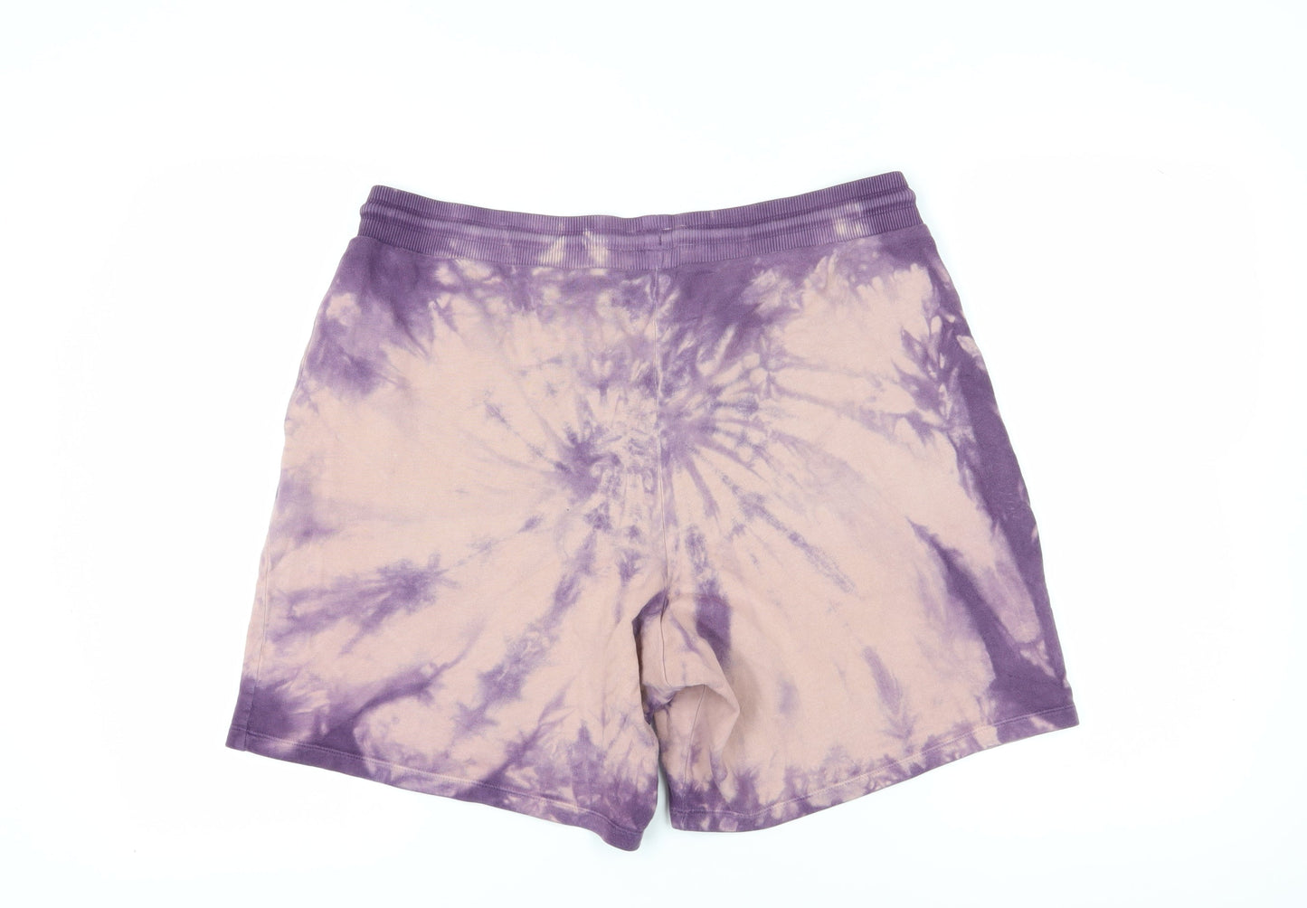 ASOS Design Purple Tie-Dye Sweat Shorts L Unisex