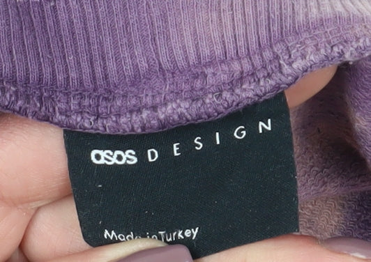 ASOS Design Purple Tie-Dye Sweat Shorts L Unisex
