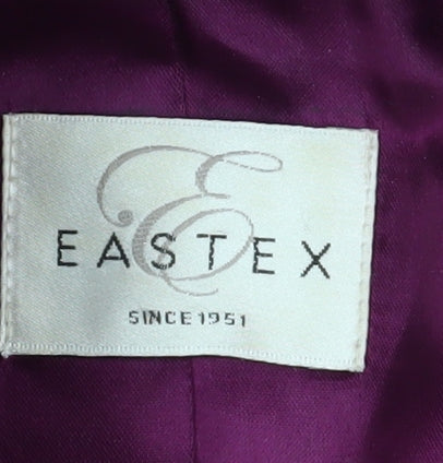 Eastex Women's Purple Wool Blend Overcoat Size 16