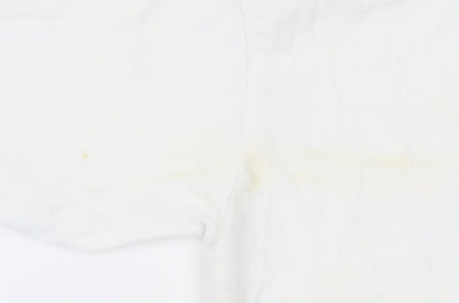 Unisex Adults UK Size XS Levi's White Ringer T-Shirt