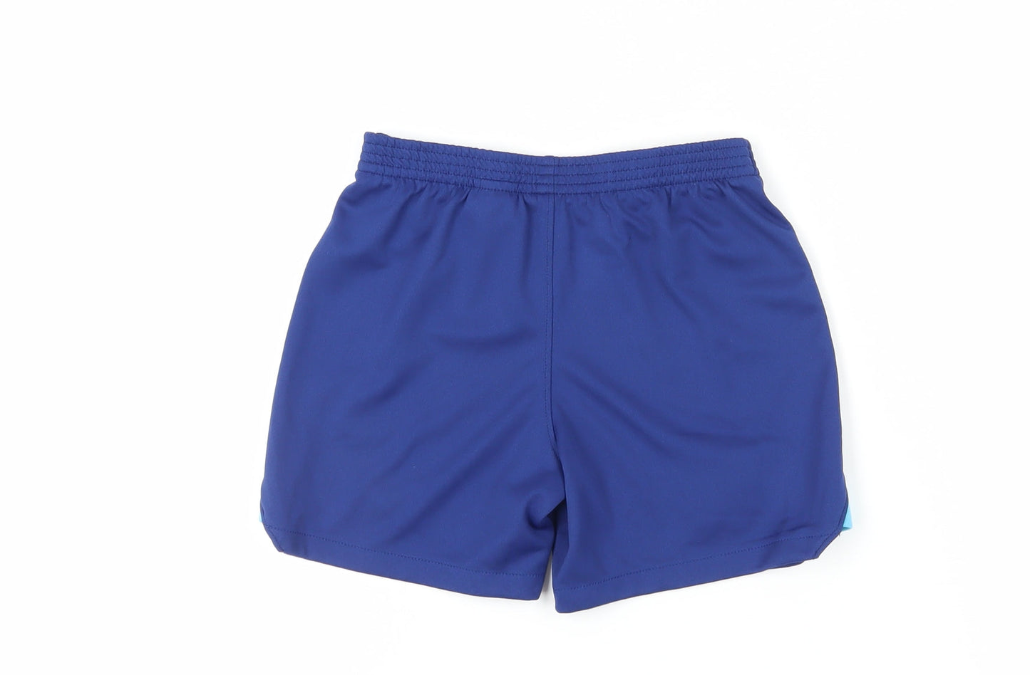 Nike Boys Blue Athletic Football Shorts XS New