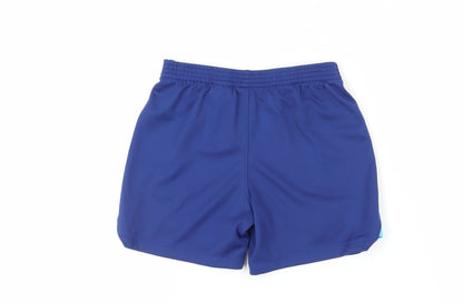 Nike Boys Blue Athletic Football Shorts XS New