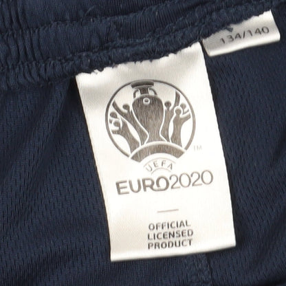 UEFA Euro 2020 Boys Blue Athletic Football Shorts EU134