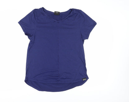 North Ridge Women's Blue V-Neck T-Shirt Size 12