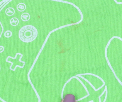 Xbox Graphic Boys Green T-Shirt 5-6 Years Short Sleeve