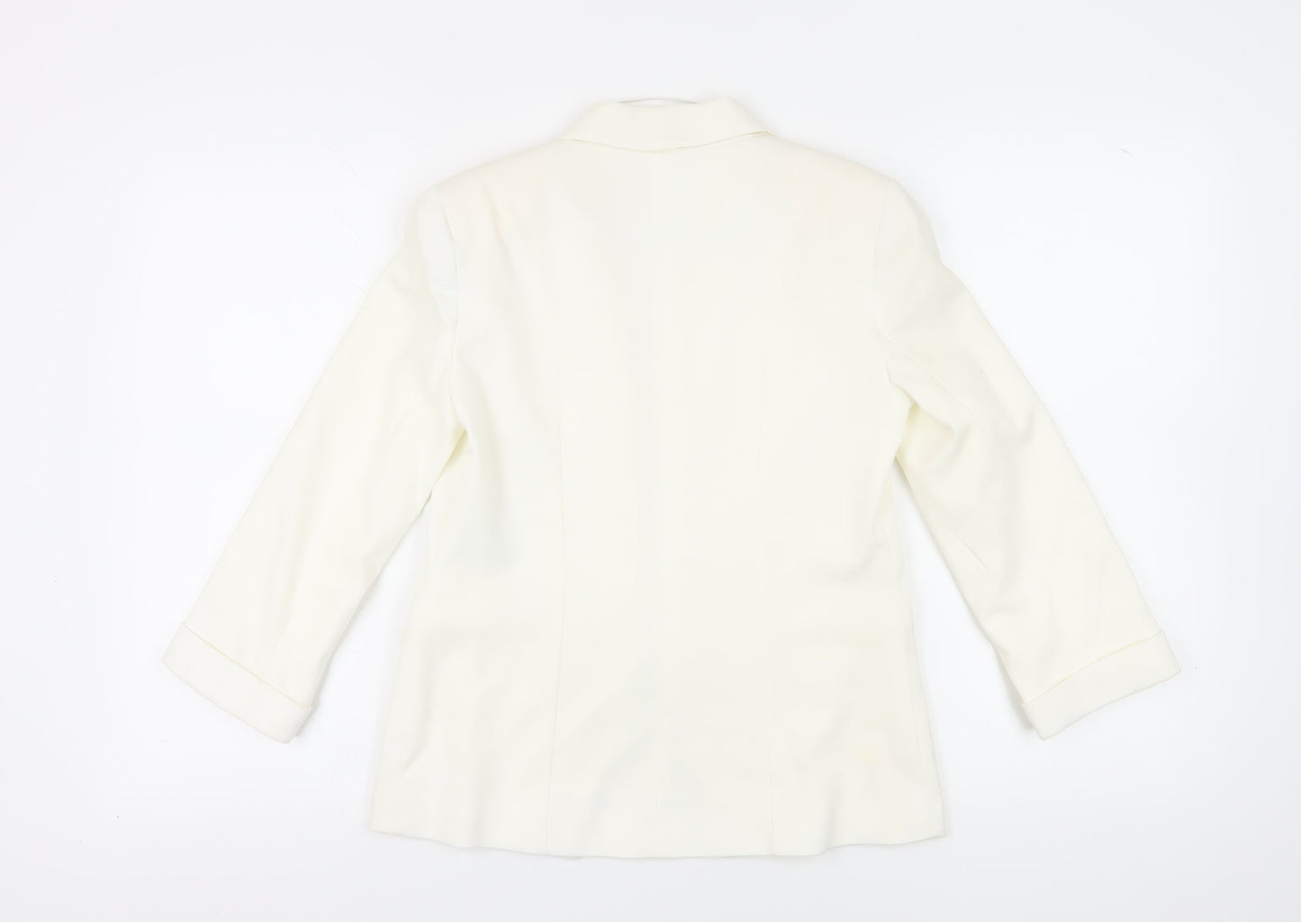 Miss Selfridge Women's White Tuxedo Blazer Size 10