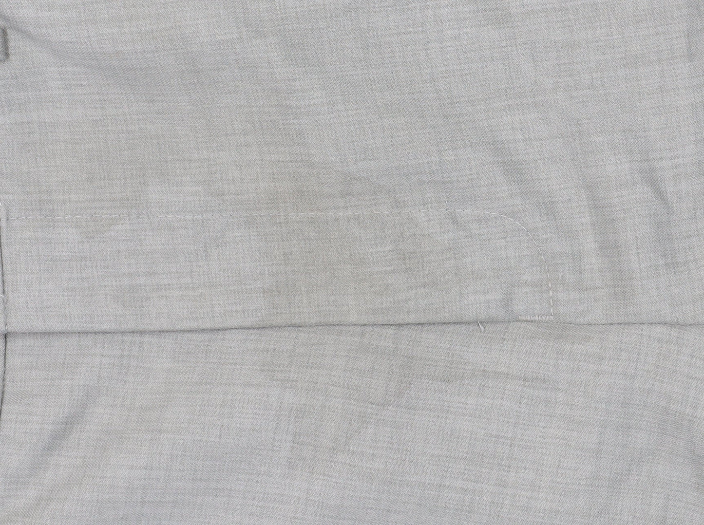 Mens UK Size 38 Cotton Traders Regular Fit Dress Pants Grey Trousers