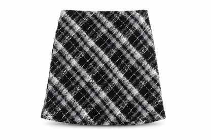 Womens UK Size 10 Marks and Spencer Black A-Line Skirt