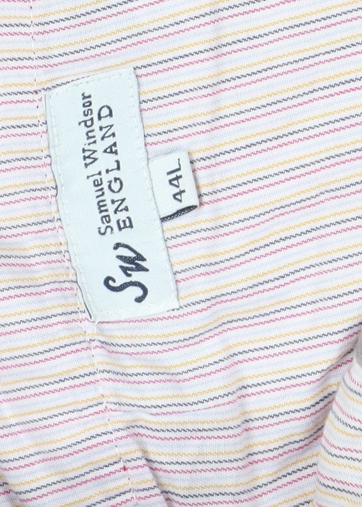 Samuel Windsor Men's Red Corduroy Chino Trousers XL