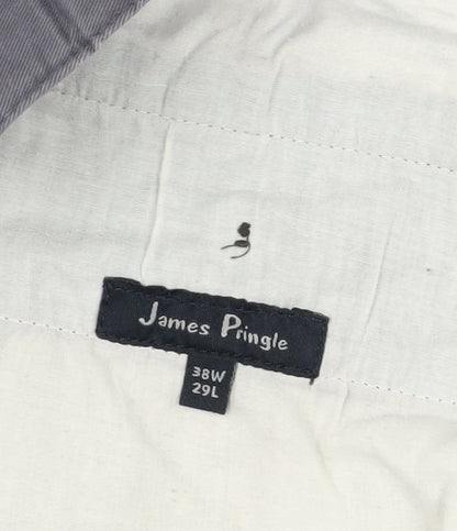 James Pringle Men's Grey Chino Trousers, Size 38