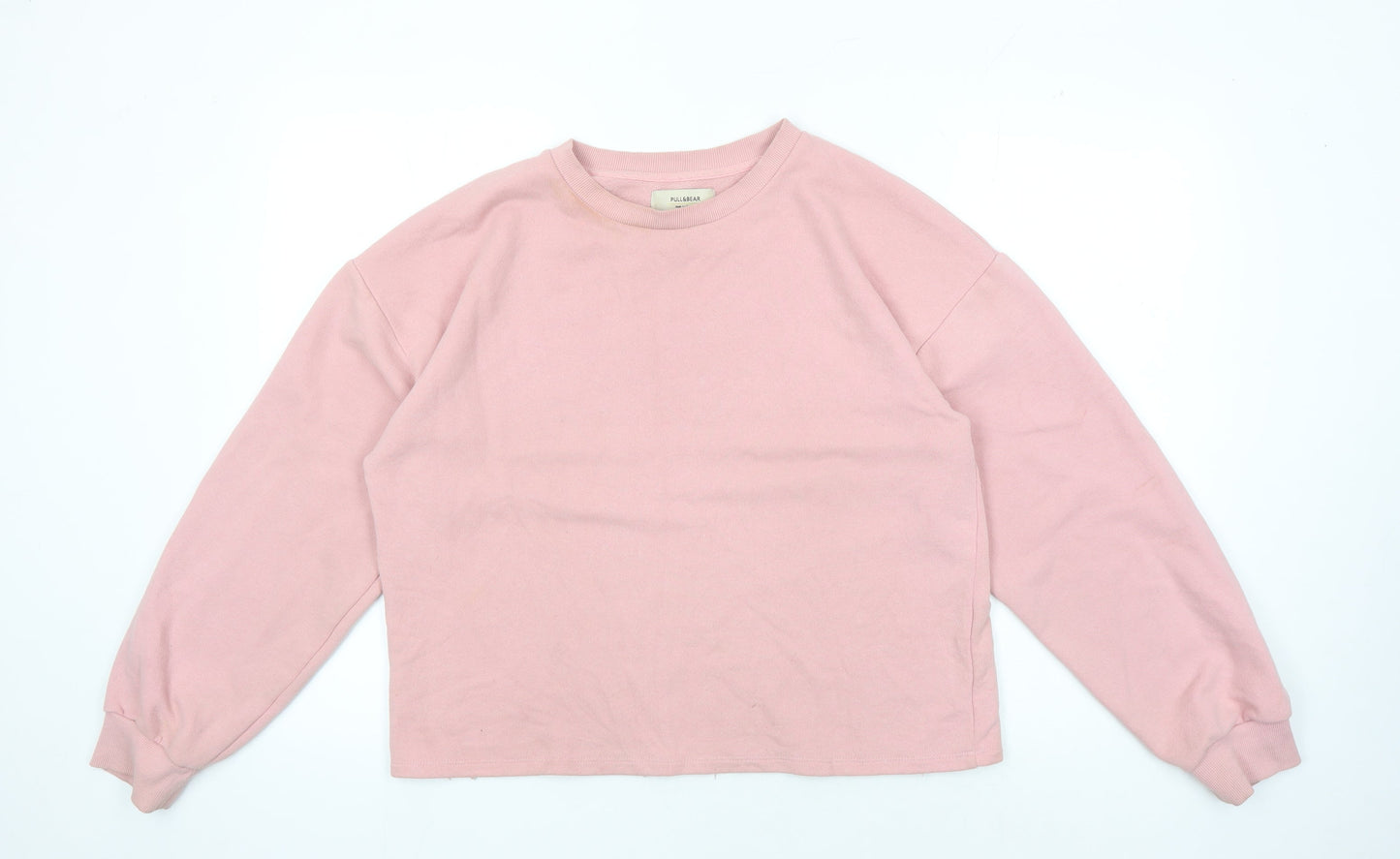 Womens UK Size M Pull&Bear Pink Pullover Sweatshirt