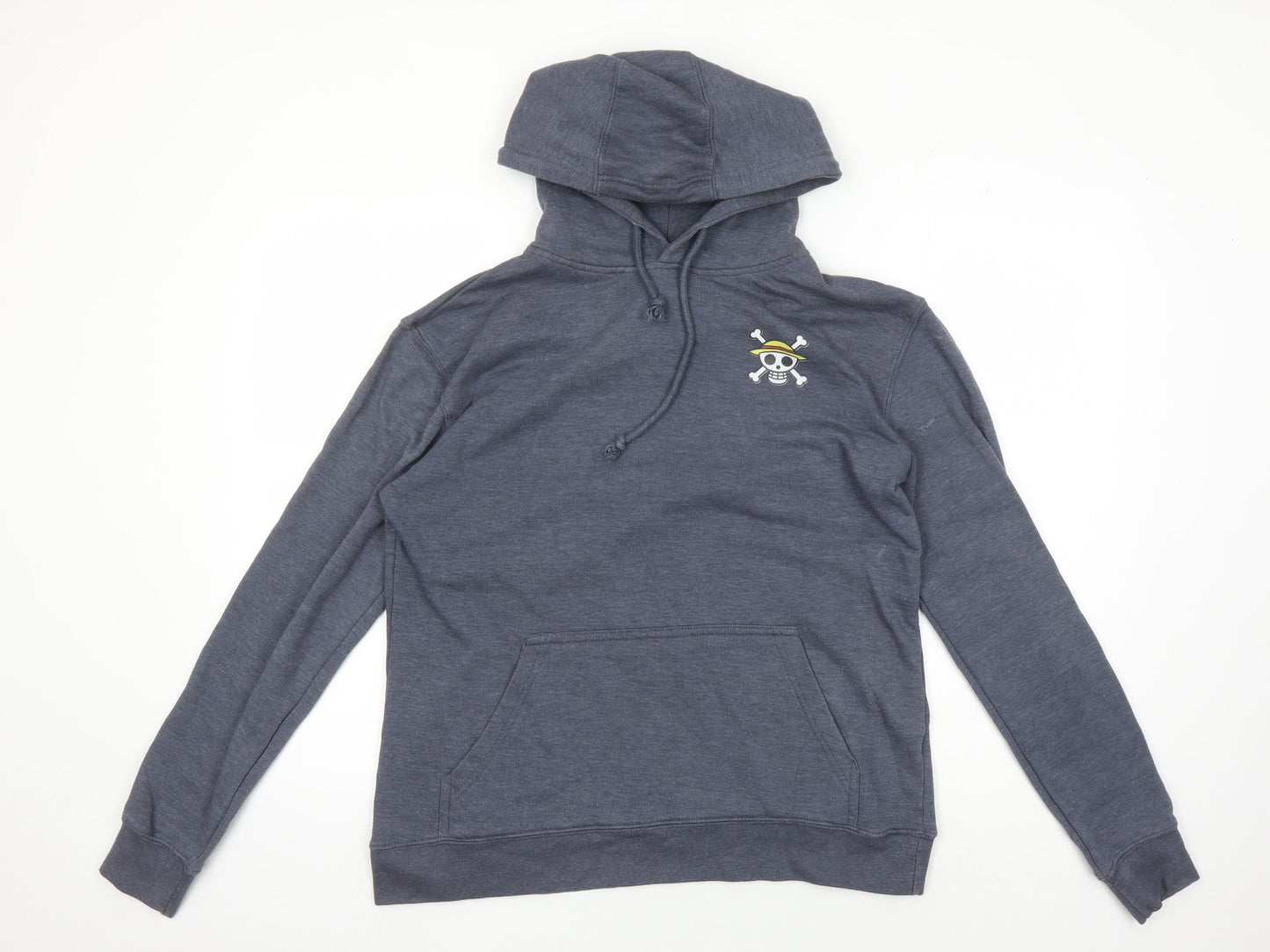Mens UK Size L Lane Seven Blue Pullover Hoodie