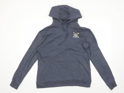 Mens UK Size L Lane Seven Blue Pullover Hoodie