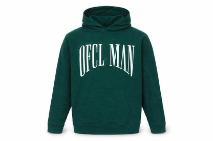 Mens UK Size S boohooMAN Green Pullover Hoodie