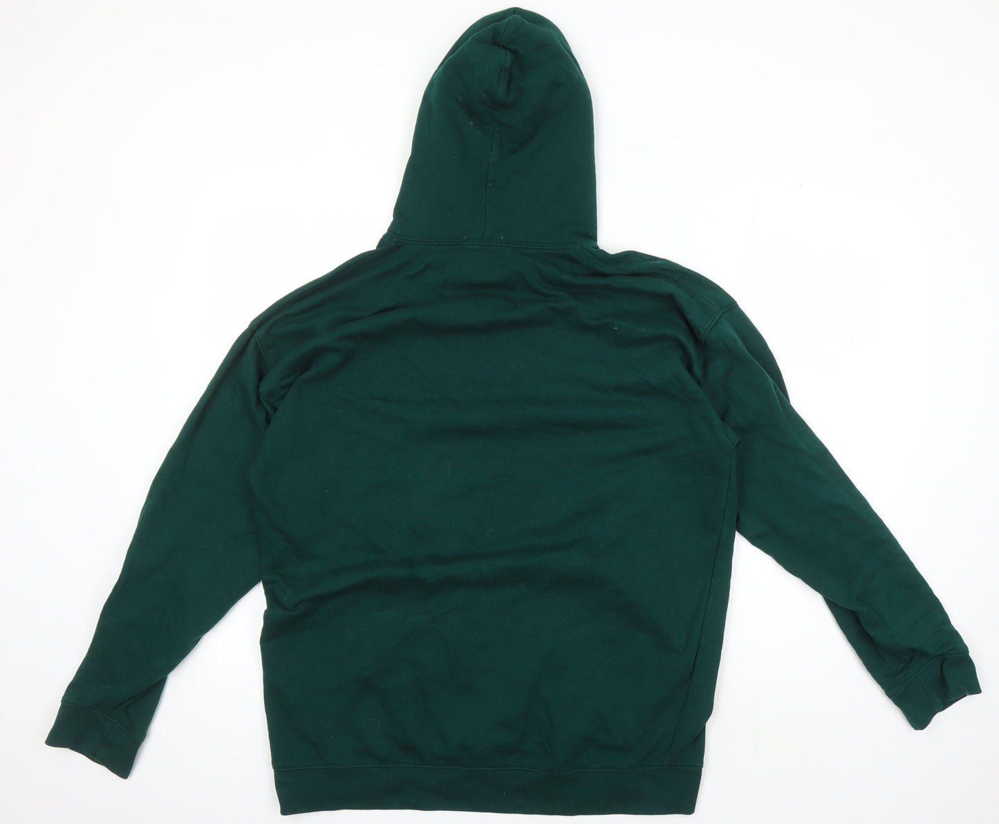 Mens UK Size S boohooMAN Green Pullover Hoodie