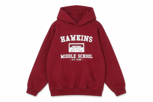 Uneek Boys Red Pullover Hoodie 11-12 Years