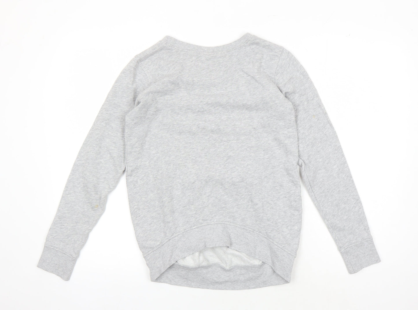 H&M Women's Grey Sequin Pullover Sweatshirt, Size S