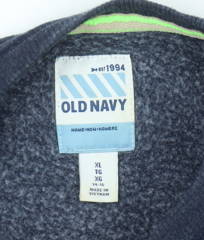 Teens UK Size XL Old Navy Blue Pullover Sweatshirt