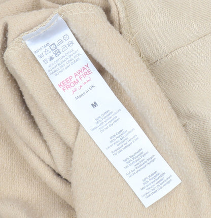 Mens UK Size M Boohoo Beige Pullover Sweatshirt