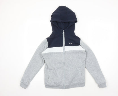 Slazenger Boys Grey Full Zip Hoodie 11-12 Years