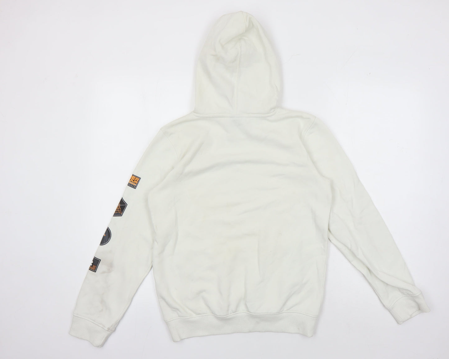 Under Armour Boys Ivory Logo Hoodie - Large, Casual Sports