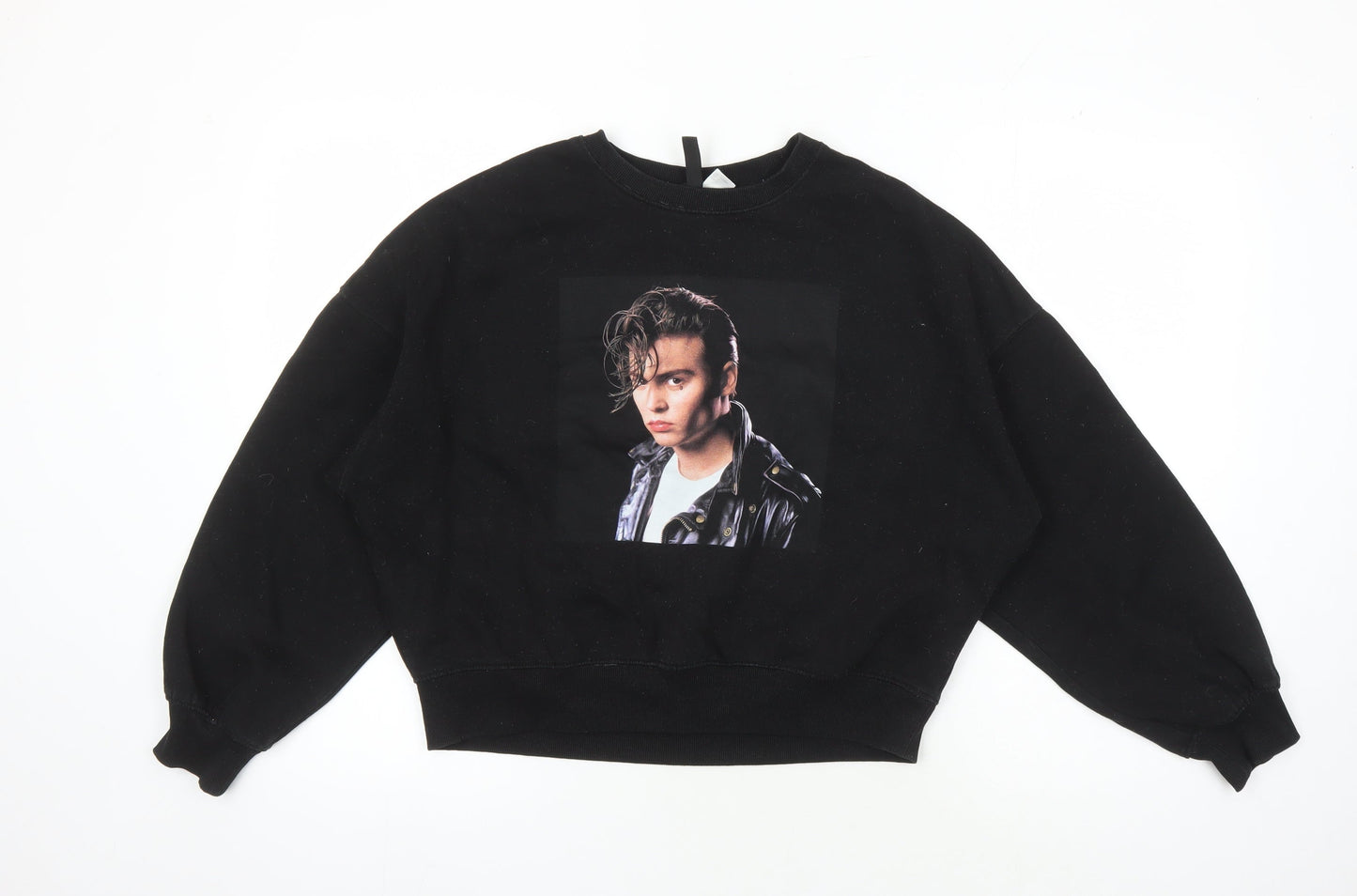 DIVIDED Unisex Black Graphic Print Sweatshirt S