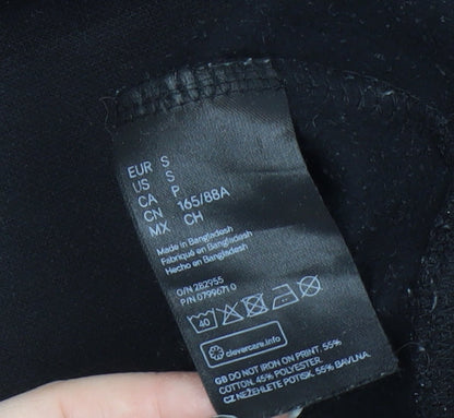 DIVIDED Unisex Black Graphic Print Sweatshirt S