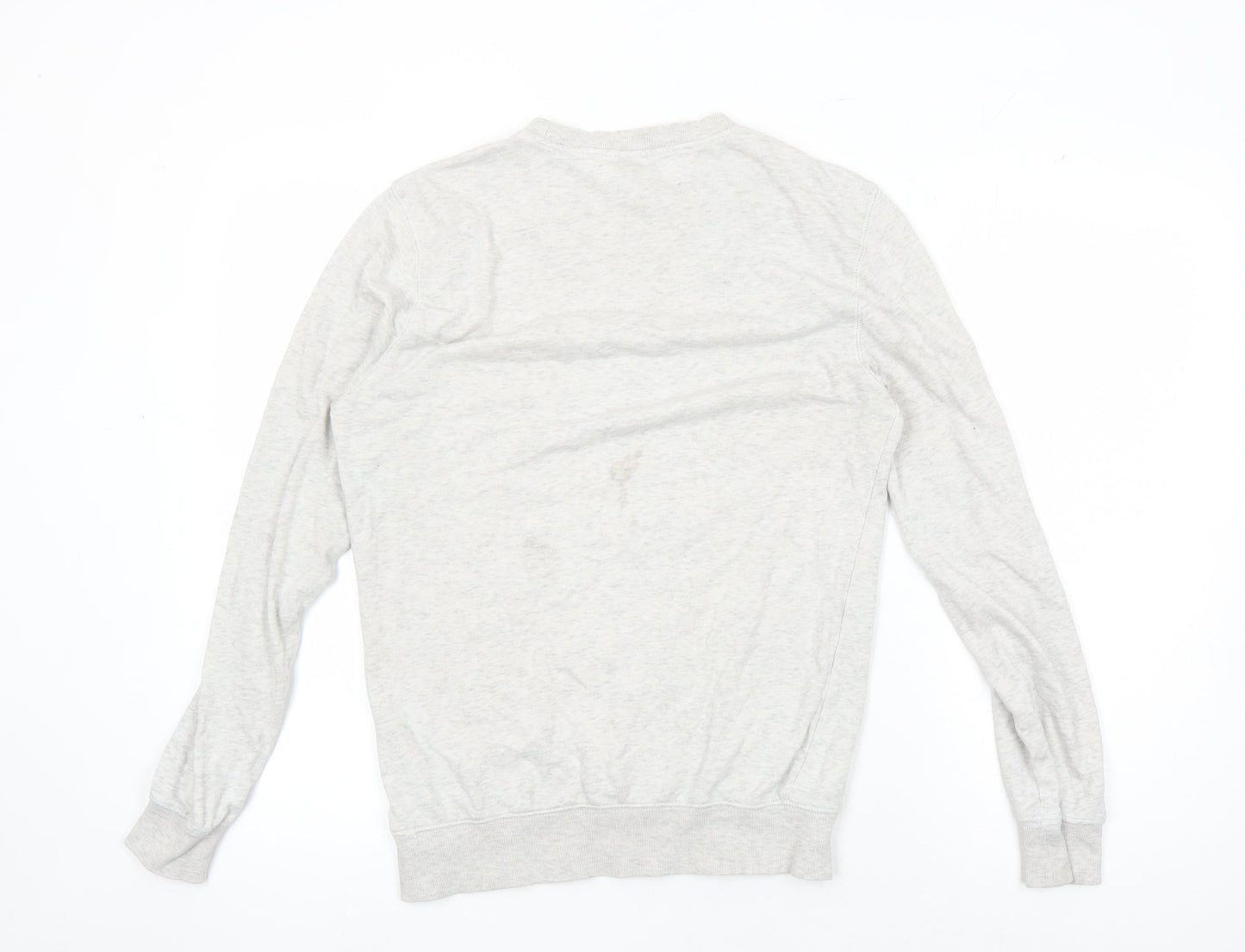 H&M Women's Grey XS Crew Neck Pullover Sweatshirt