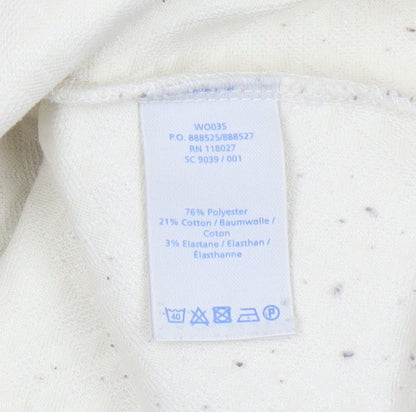 Boden Women's Ivory Collared Blouse Size 16