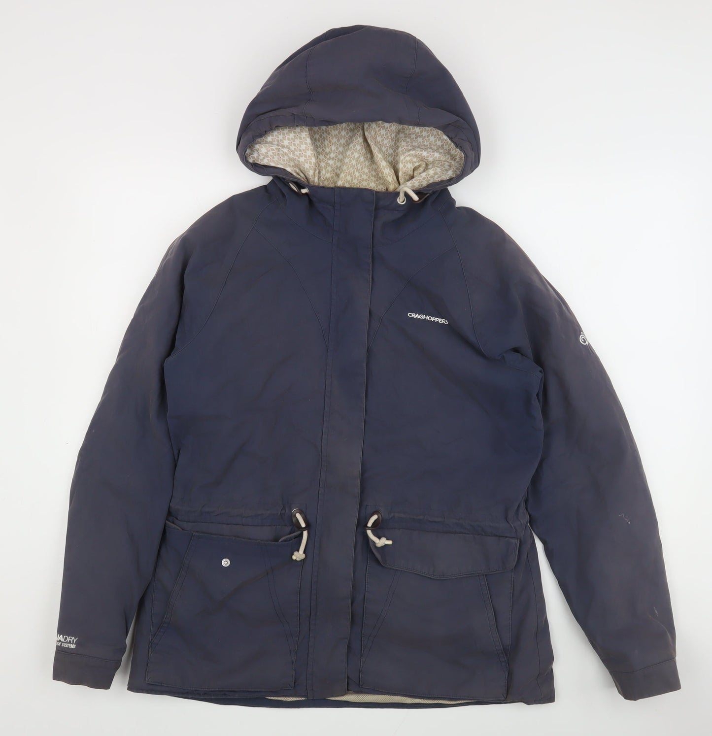 Womens UK Size 12 Craghoppers Blue Anorak Coat