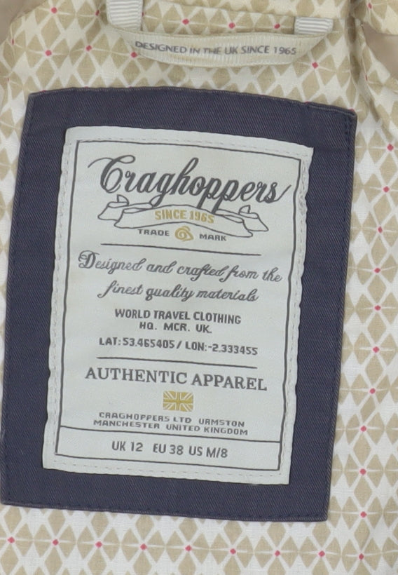 Womens UK Size 12 Craghoppers Blue Anorak Coat