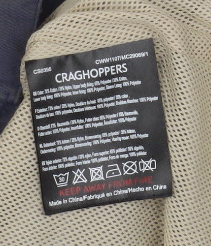 Womens UK Size 12 Craghoppers Blue Anorak Coat