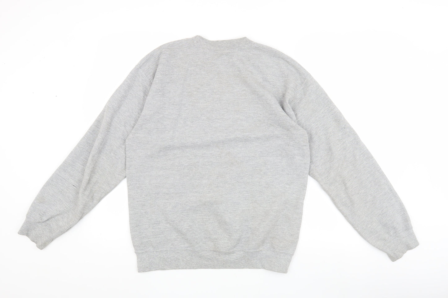 Mens UK Size S Gildan Grey Pullover Sweatshirt
