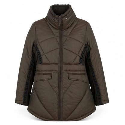 Womens UK Size S Duck and Cover Brown Puffer Jacket