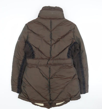 Duck and Cover Women's Brown Puffer Jacket S