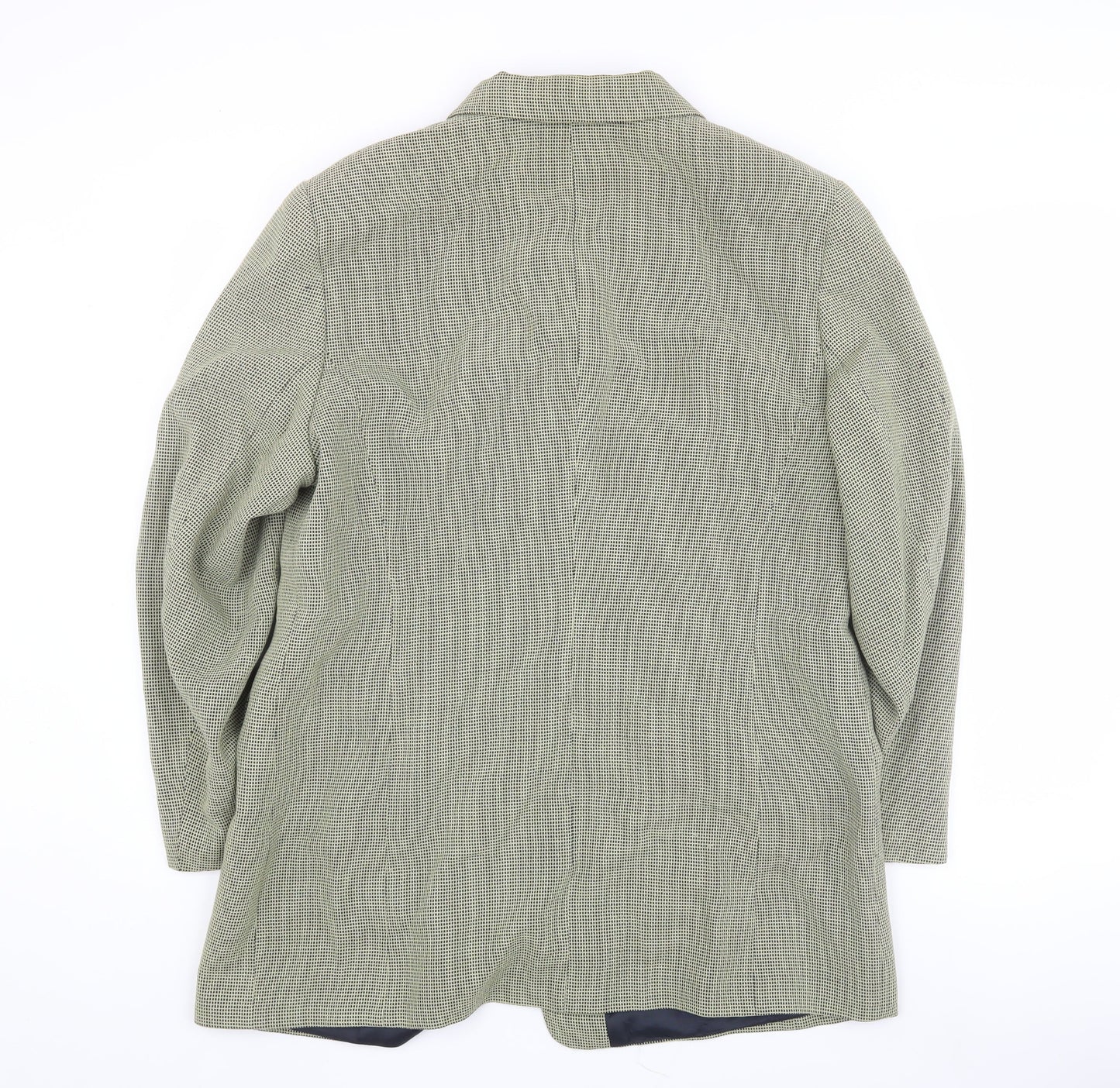 Gerry Weber Women's Checked Grey Blazer, Size 42