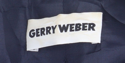 Gerry Weber Women's Checked Grey Blazer, Size 42