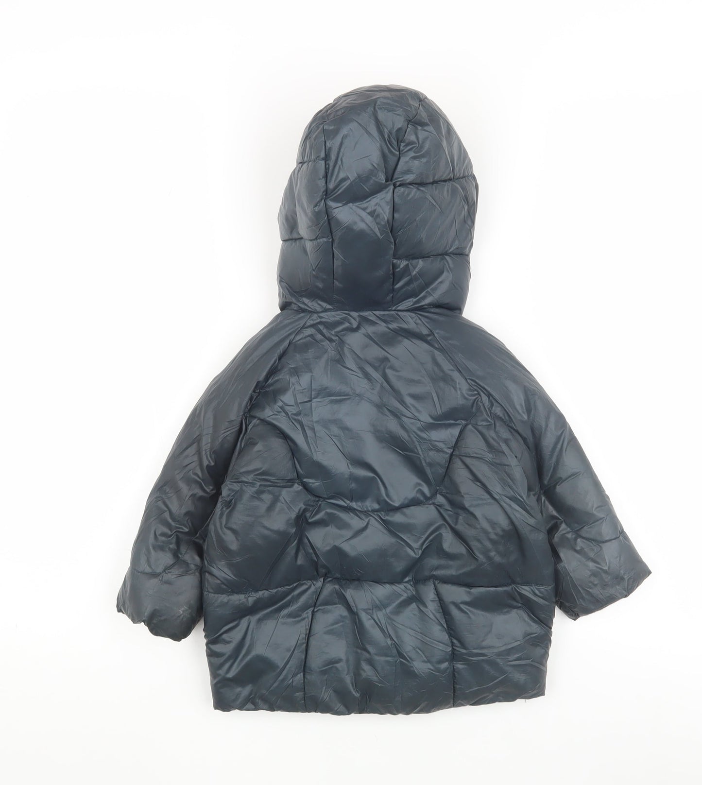 Zara Unisex Grey Puffer Jacket 18-24 Months Winter Coat