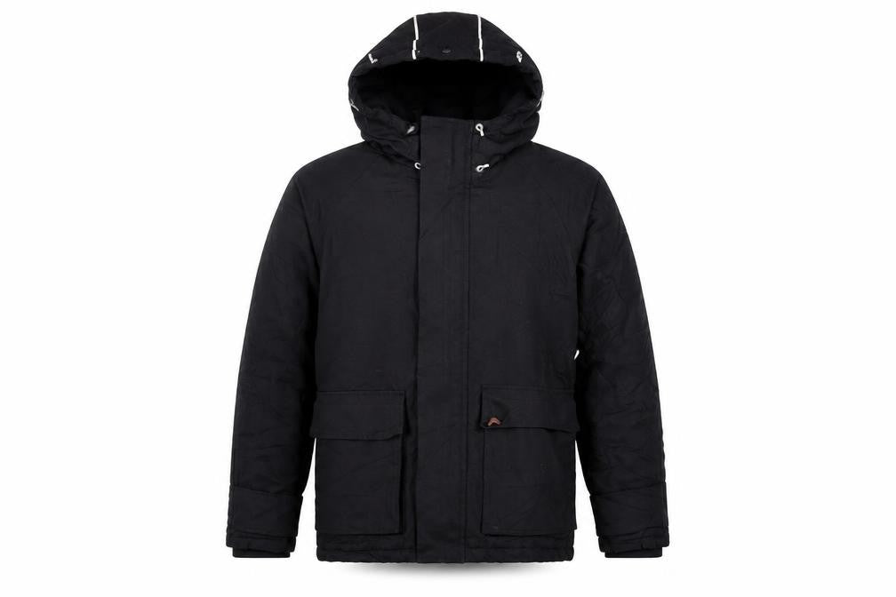 Mens UK Size S Lee Cooper Black Parka Coat