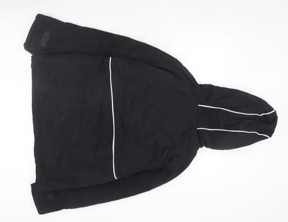 Mens UK Size S Lee Cooper Black Parka Coat