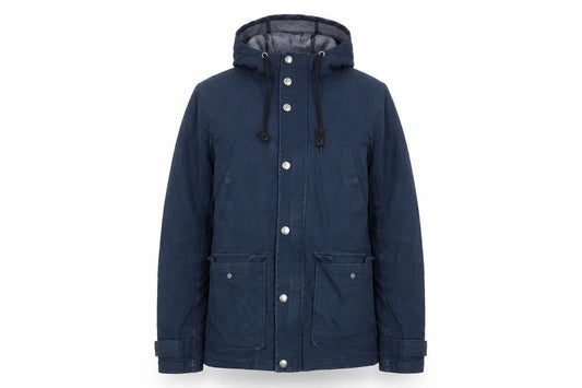 Threadbare Unisex Blue Parka Jacket S Hooded Casual