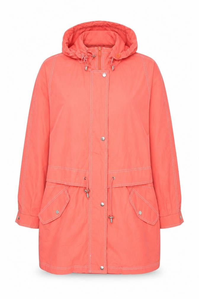 Womens UK Size 14-16 Berkertex Red Parka Coat